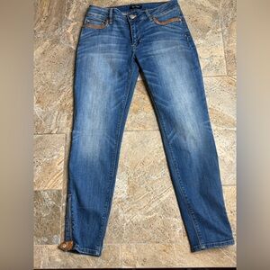 White House Black Market Blue Skinny Jeans